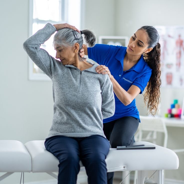 Physiotherapy session